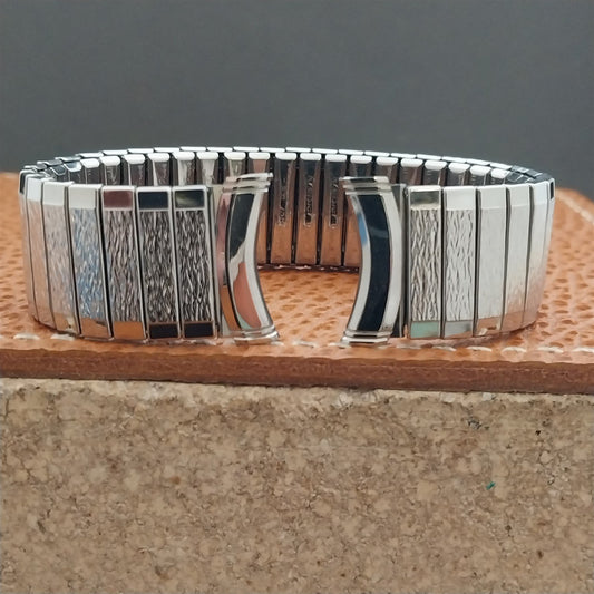 Vintage Kreisler 19mm 18mm 17mm Classic Stainless Steel Unused 1960s Watch Band