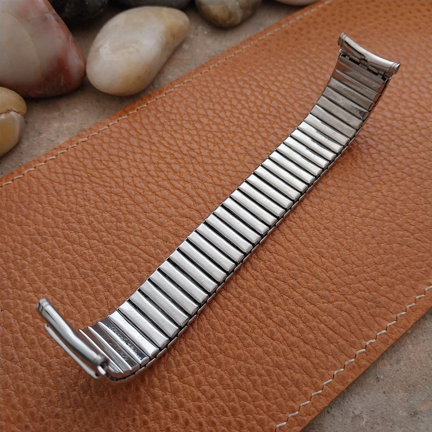 Vintage Kreisler 19mm 18mm 17mm Classic Stainless Steel Unused 1960s Watch Band