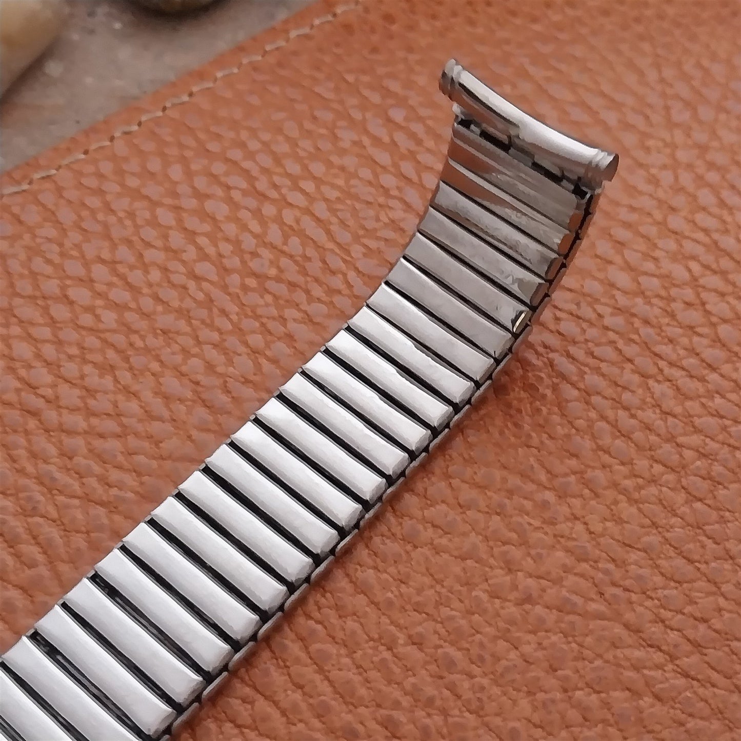 Vintage Kreisler 19mm 18mm 17mm Classic Stainless Steel Unused 1960s Watch Band