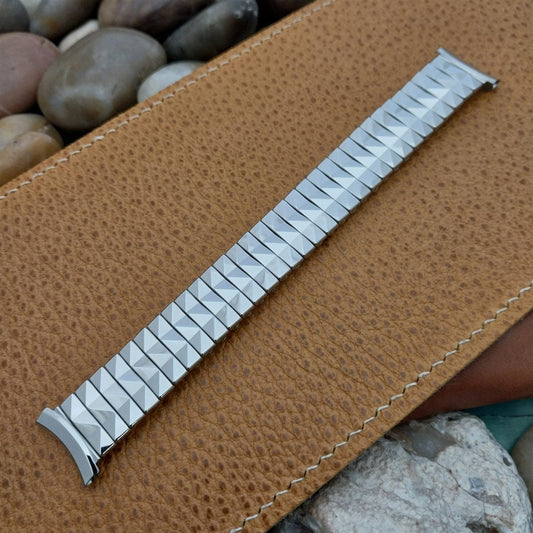 Kreisler 19mm 18mm 16mm Stainless Steel Stretch Unused 1960s Vintage Watch Band