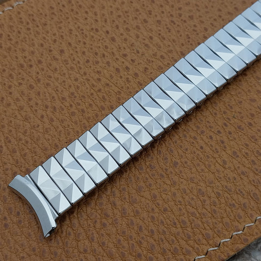 Kreisler 19mm 18mm 16mm Stainless Steel Stretch Unused 1960s Vintage Watch Band