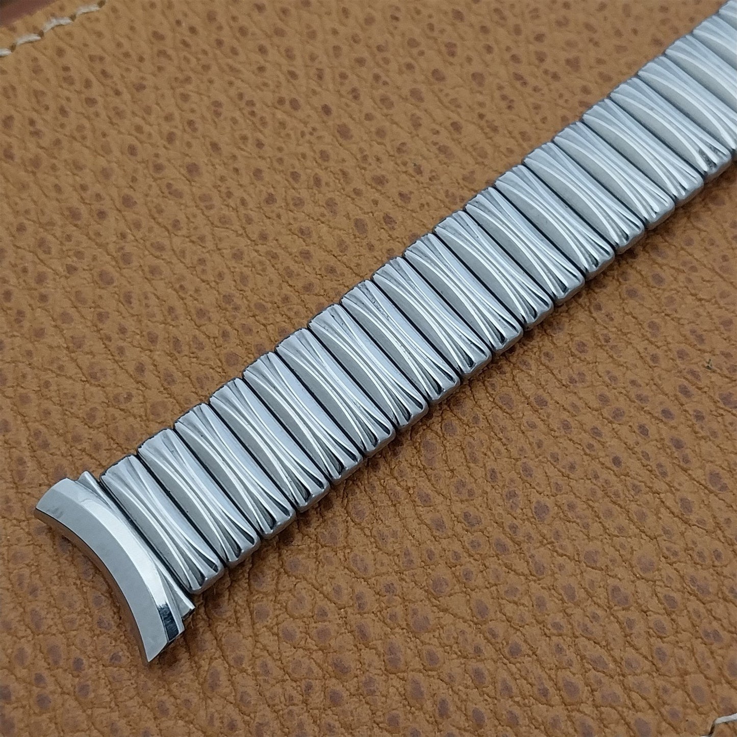 19mm 18mm 16mm Kreisler Stainless Steel Short Unused 1950s Vintage Watch Band