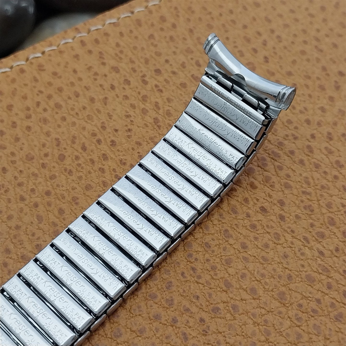 Kreisler 19mm 18mm 17mm Stainless Steel DuraFlex Classic 60s Vintage Watch Band