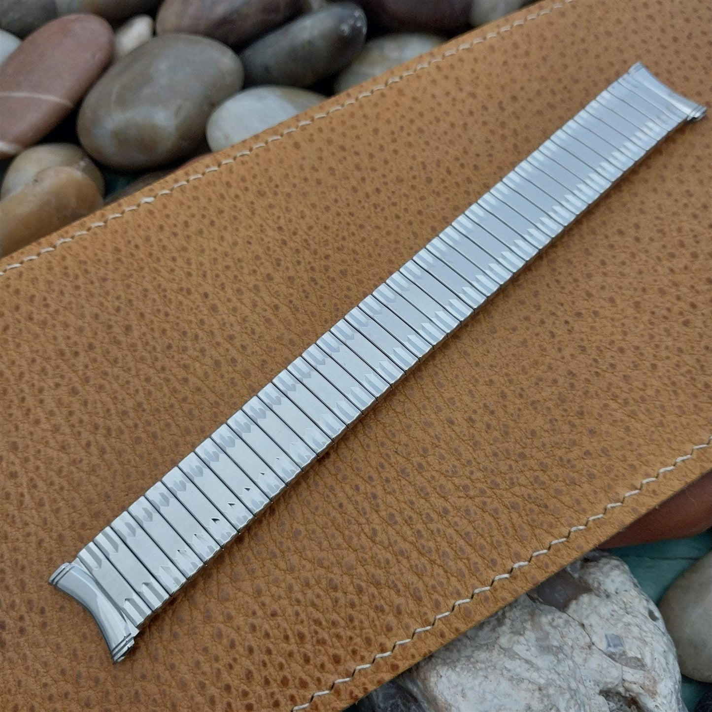 Kreisler 19mm 18mm 17mm Stainless Steel Long Classic 1960s Vintage Watch Band