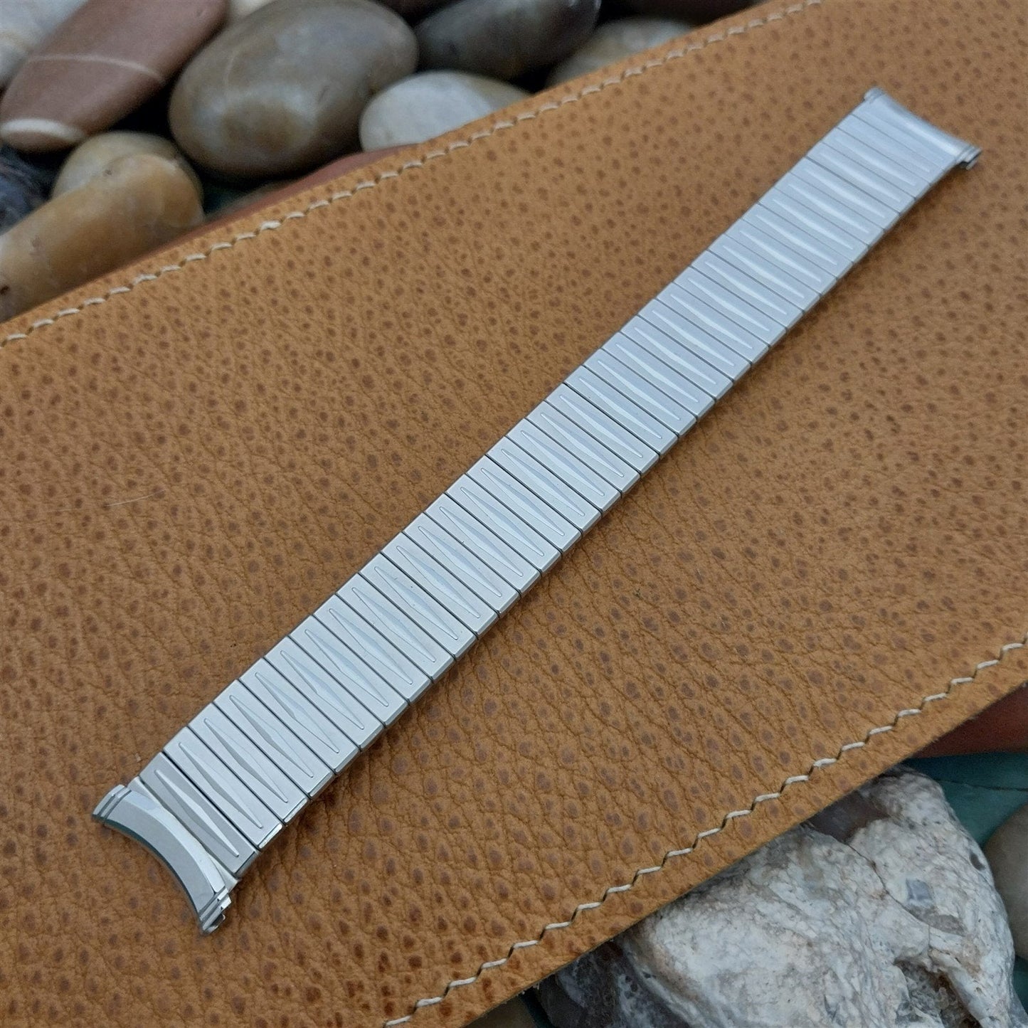 Kreisler 19mm 18mm 17mm 10k White Gold-Filled Classic 1960s Vintage Watch Band