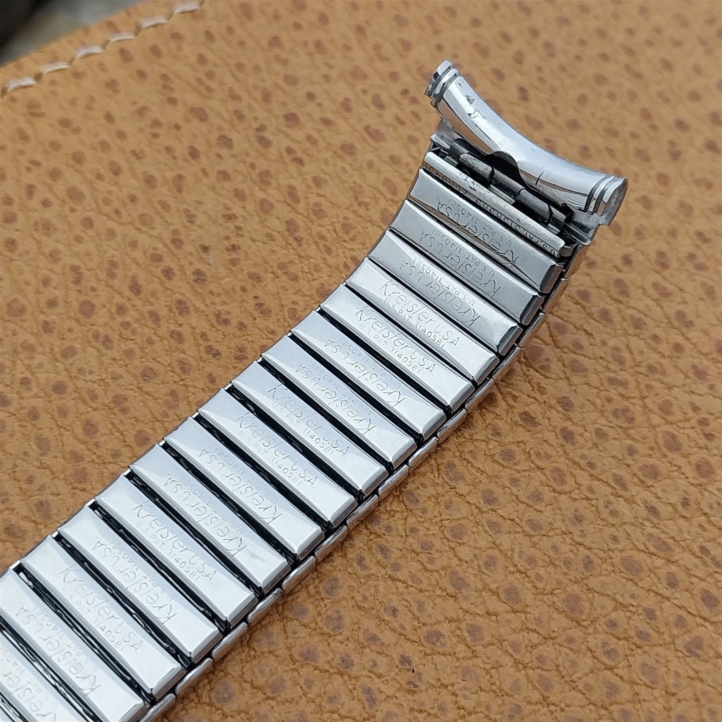 Kreisler 19mm 18mm 17mm 10k White Gold-Filled Classic 1960s Vintage Watch Band