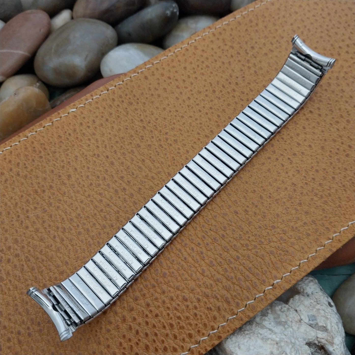 Kreisler 19mm 18mm 17mm 10k White Gold-Filled Classic 1960s Vintage Watch Band