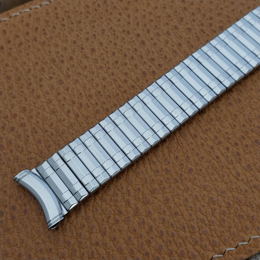 19mm 18mm Kreisler Stainless Steel Long DuraFlex Unused 1960s Vintage Watch Band
