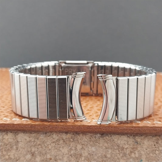 19mm 18mm 17mm Kreisler Stainless Steel Calendar 1969 Unused Vintage Watch Band