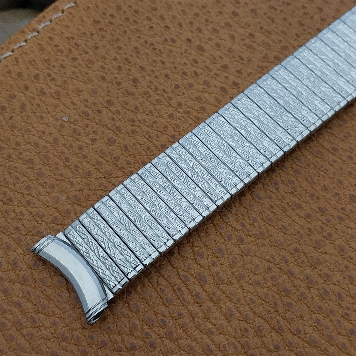 Kreisler 18mm 19mm Stainless Steel Long Expansion Unused 60s Vintage Watch Band