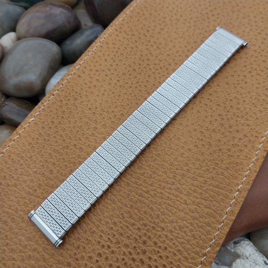 Kreisler 19mm 18mm 17mm Stainless Steel Stretch Unused 1960s Vintage Watch Band