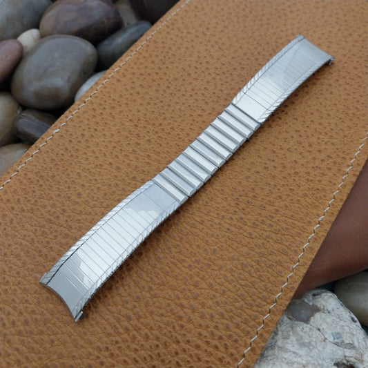 18mm 19mm Kreisler USA Stainless Steel nos Classic 1960s Vintage Watch Band
