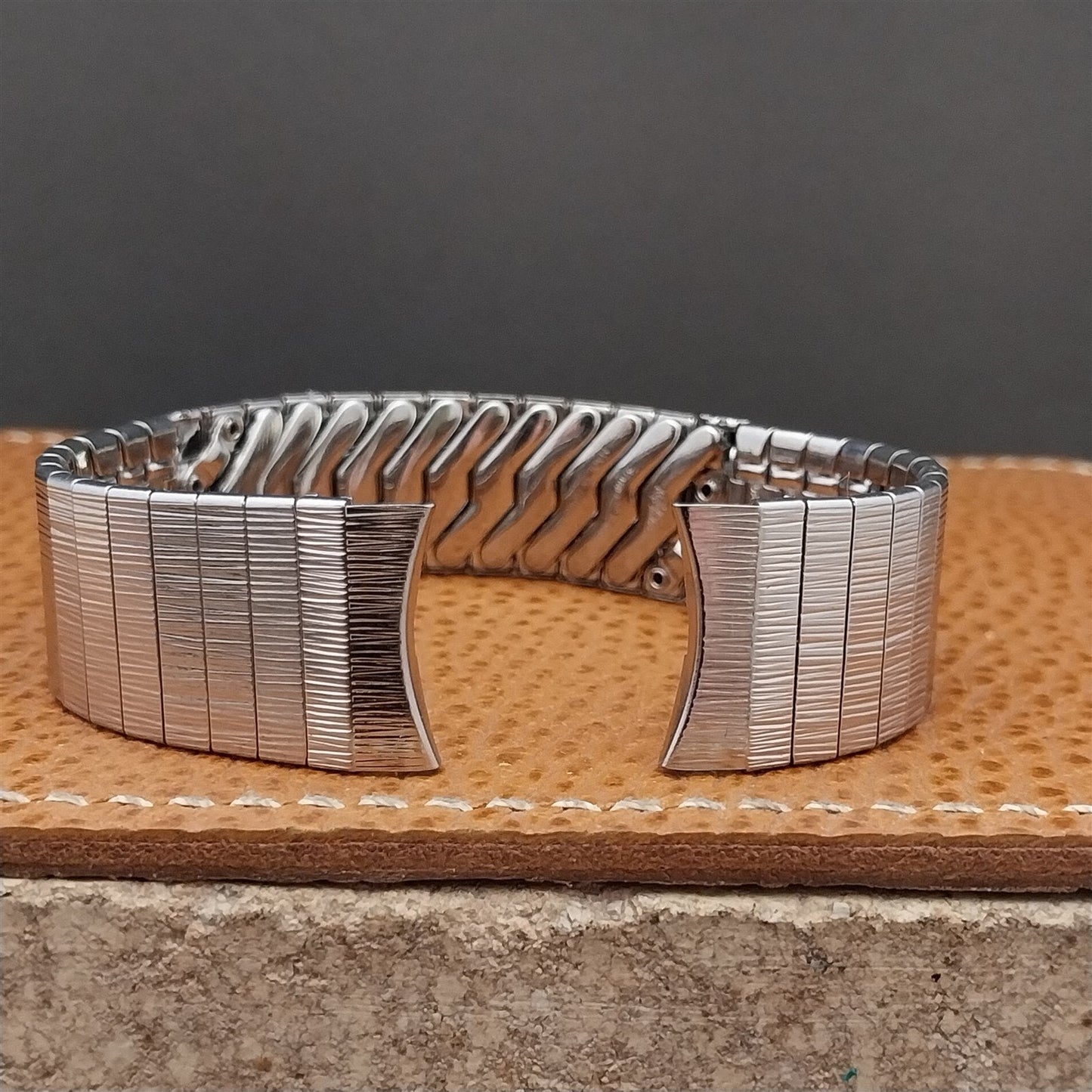 17.2mm 11/16 Stainless Steel nos Kreisler Stelux 1960s Vintage Watch Band