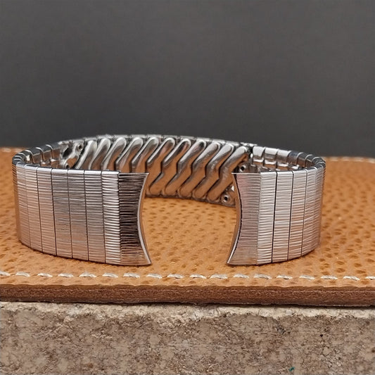 17.2mm 11/16 Stainless Steel nos Kreisler Stelux 1960s Vintage Watch Band