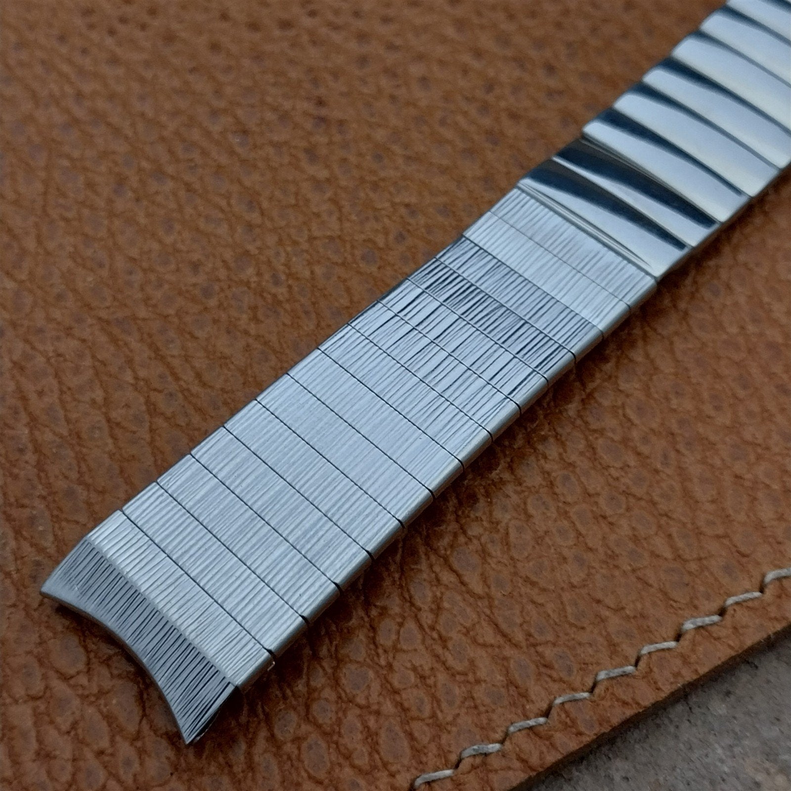 17.2mm 11/16 Stainless Steel nos Kreisler Stelux 1960s Vintage Watch Band