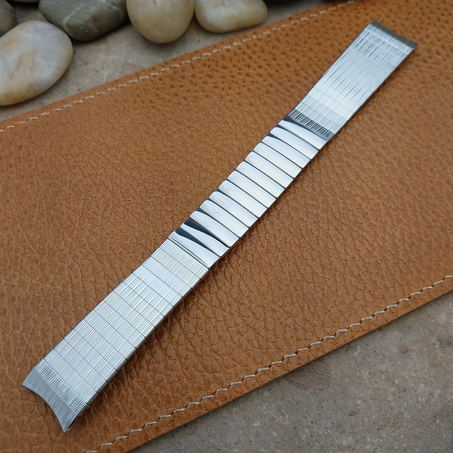 17.2mm 11/16 Stainless Steel nos Kreisler Stelux 1960s Vintage Watch Band