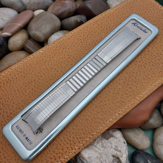 19mm 18mm Kreisler Stainless Steel nos Classic Unused 1960s Vintage Watch Band