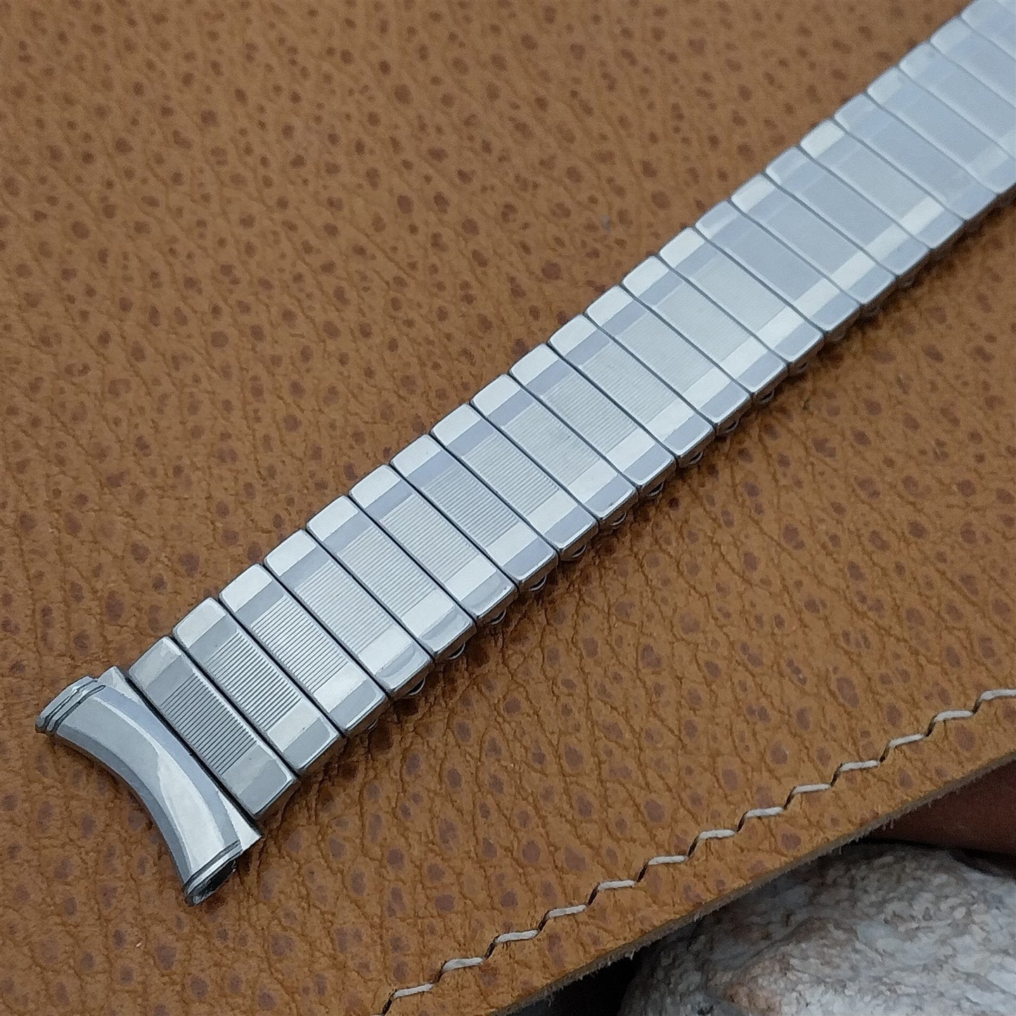 19mm 18mm 16mm Kreisler Classic Stainless Steel Unused 1960s Vintage Watch Band