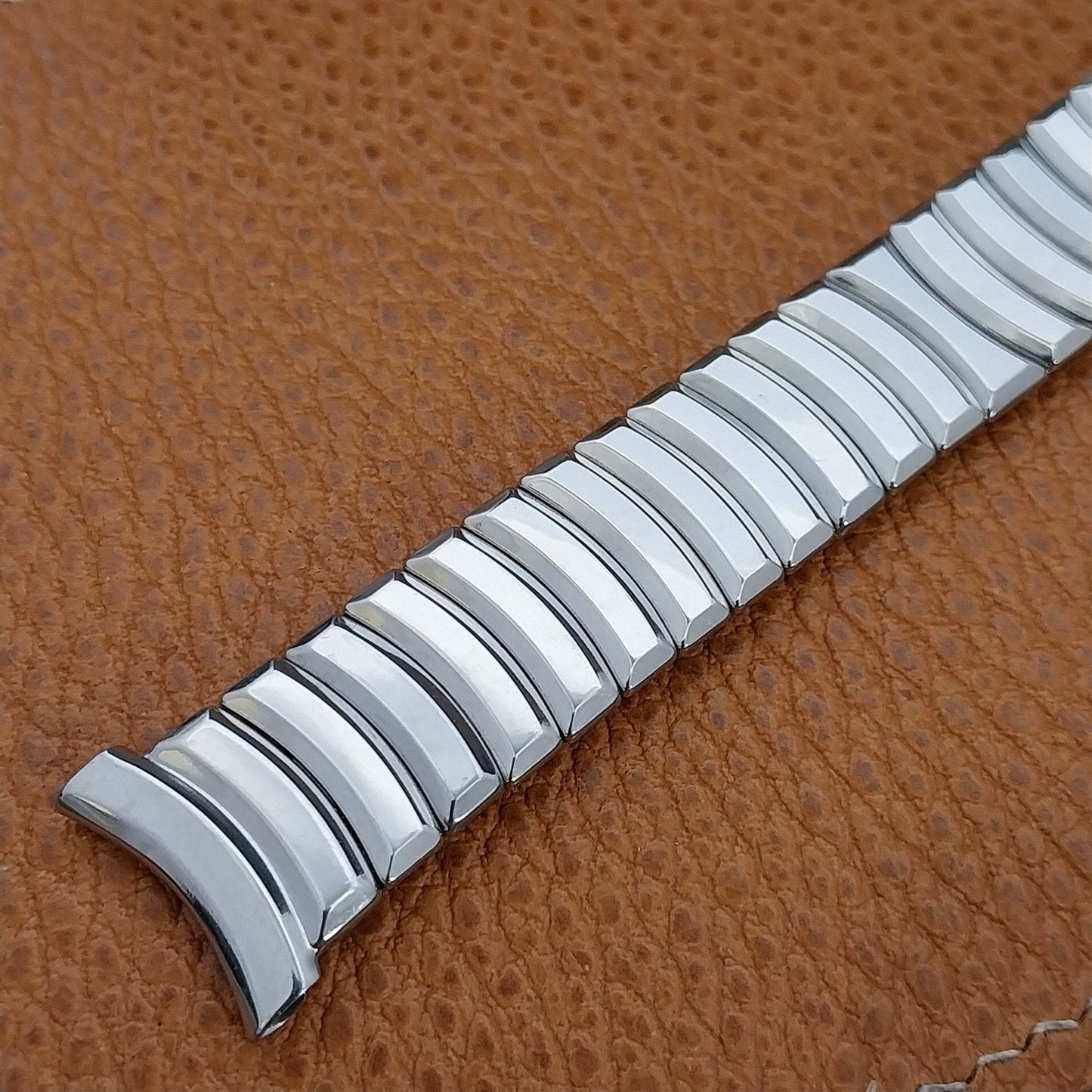 Kreisler Stainless Steel Short Unused 1950s Vintage Watch Band 19mm 18mm 16mm