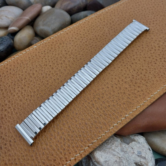 19mm 18mm 16mm 1960s Kreisler USA 10k White Gold-Filled nos Vintage Watch Band