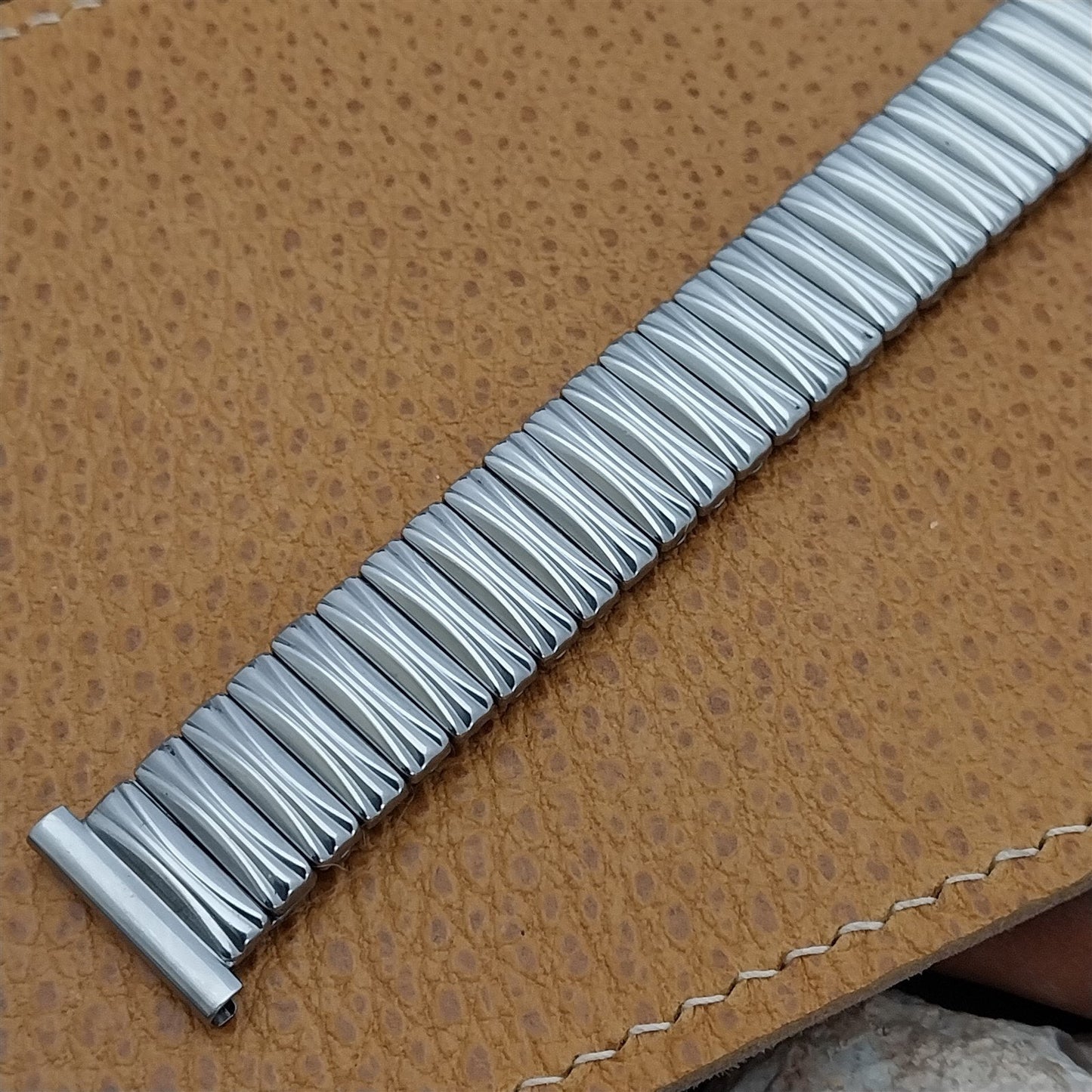 19mm 18mm Kreisler Long Stainless Steel Classic Expansion 50s Vintage Watch Band