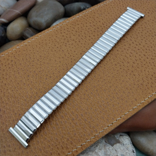 19mm 18mm 16mm Kreisler USA 14k White Gold-Filled nos 1950s Vintage Watch Band