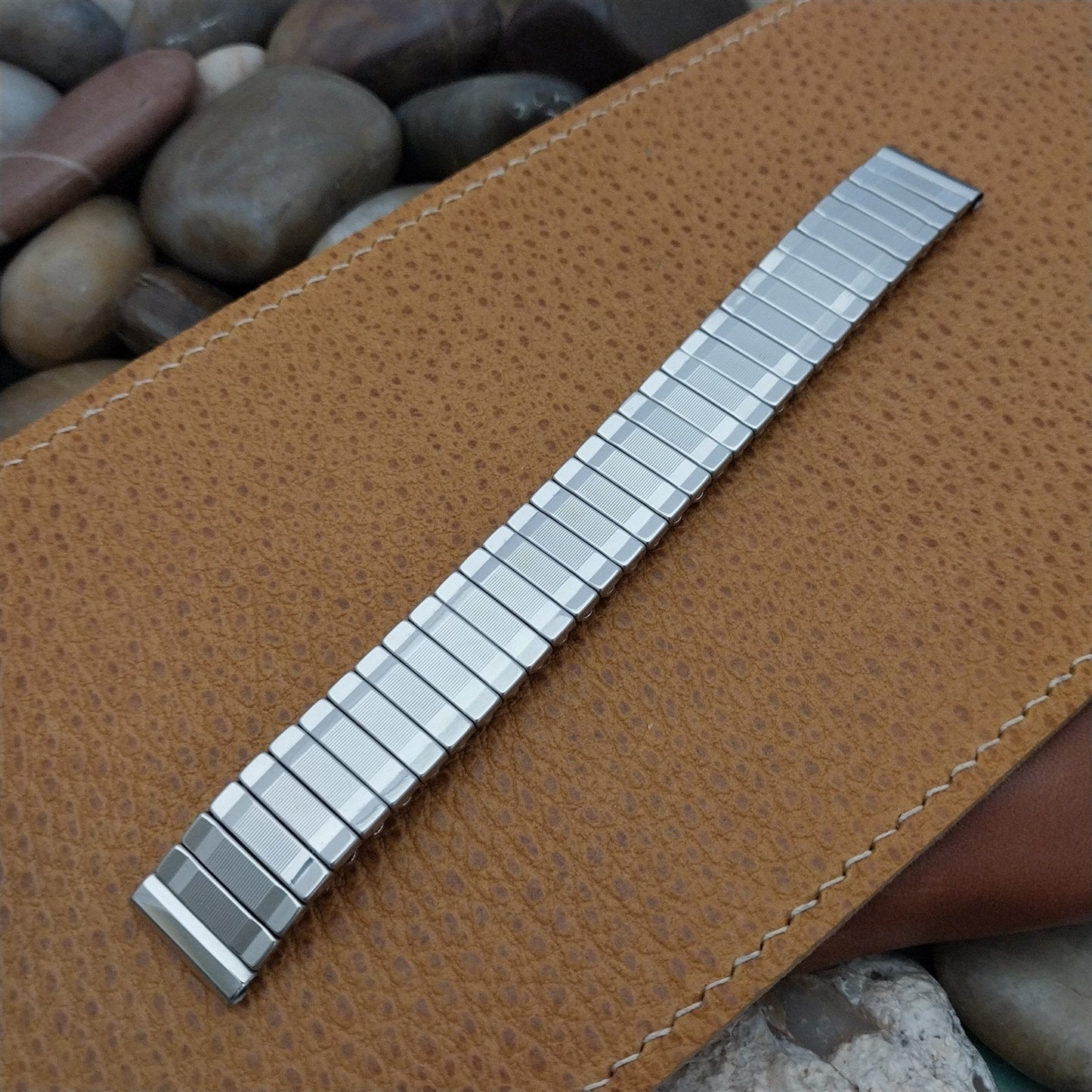 Vintage 5/8" Kreisler USA Stainless Steel Unused Classic 1950s Watch Band