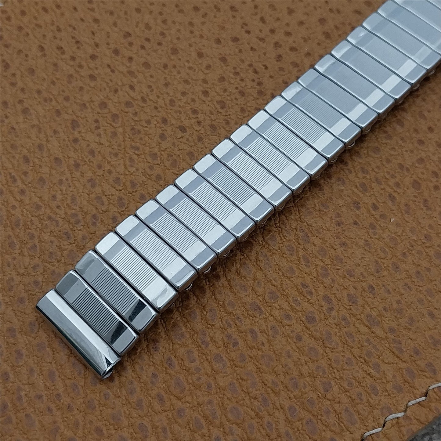 Vintage 5/8" Kreisler USA Stainless Steel Unused Classic 1950s Watch Band