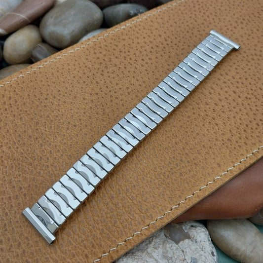 11/16" Kreisler USA Made Stainless Steel Unused Classic 1960s Vintage Watch Band