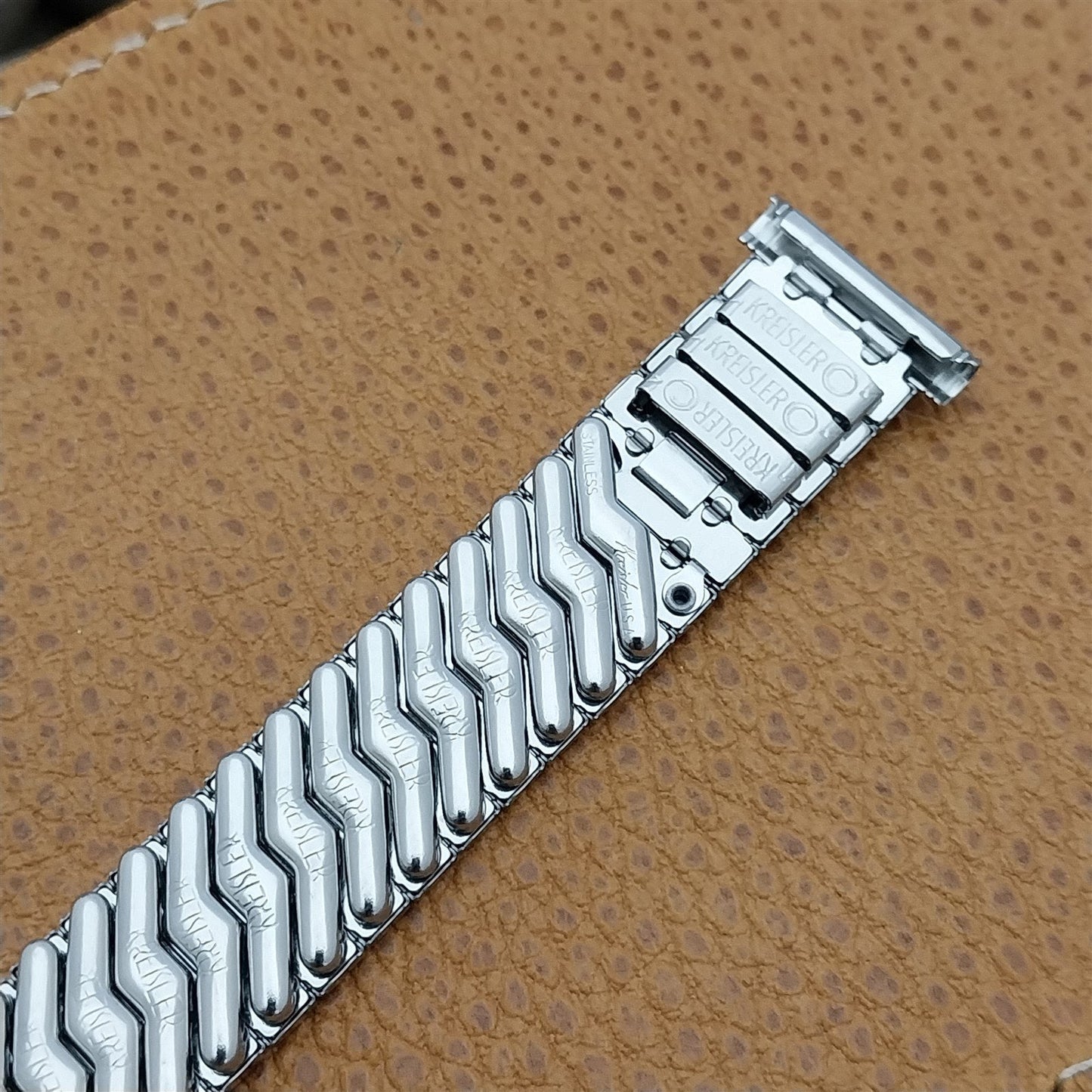 19mm 18mm 16mm Kreisler Stainless Steel Unused Classic 1950s Vintage Watch Band