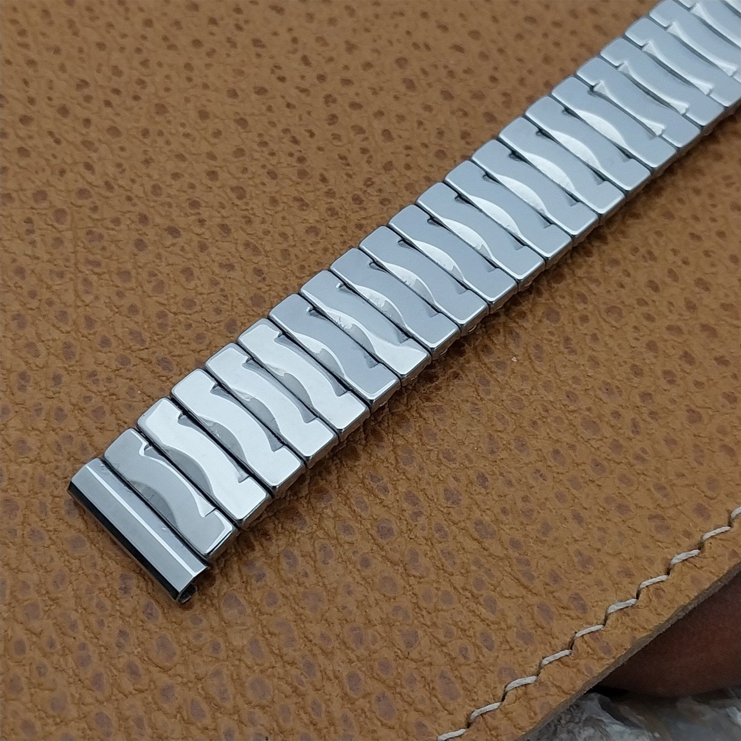 5/8" Kreisler USA Made Stainless Steel Unused Classic 1960s Vintage Watch Band