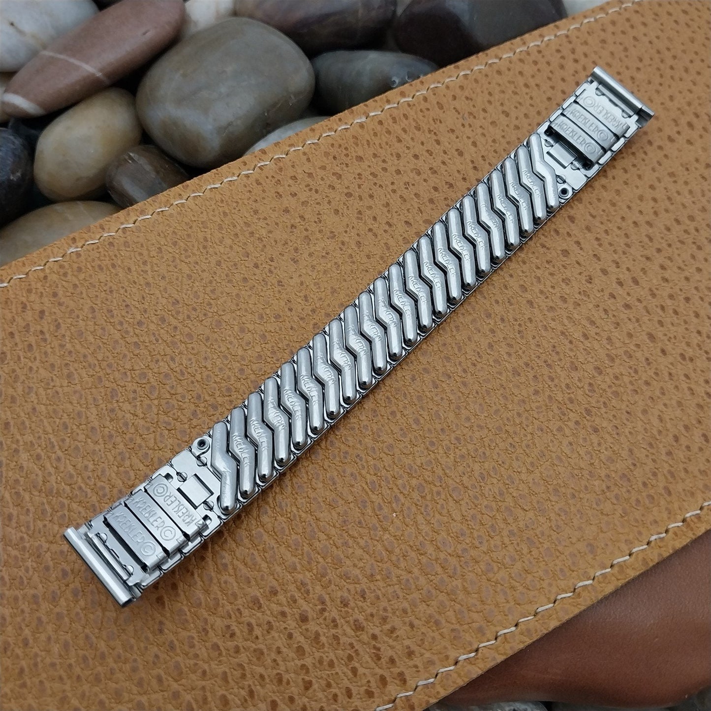 5/8" Kreisler USA Made Stainless Steel Unused Classic 1960s Vintage Watch Band