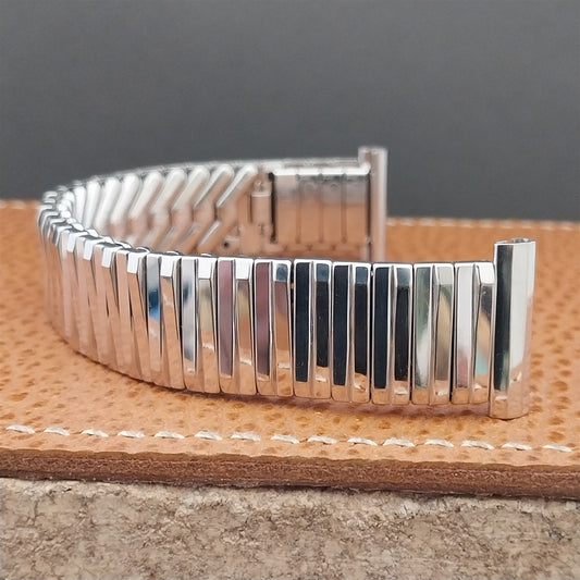 19mm 18mm 17mm 16mm Kreisler 10k White Gold-Filled nos 1950s Vintage Watch Band