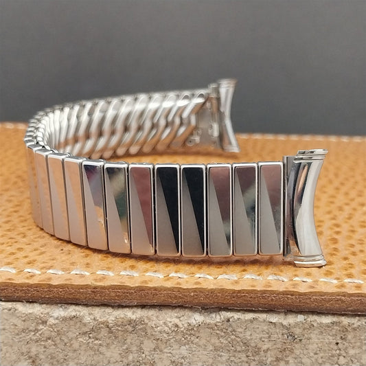 Kreisler USA Stainless Steel nos 1950s Vintage Watch Band 18mm 16mm 19mm