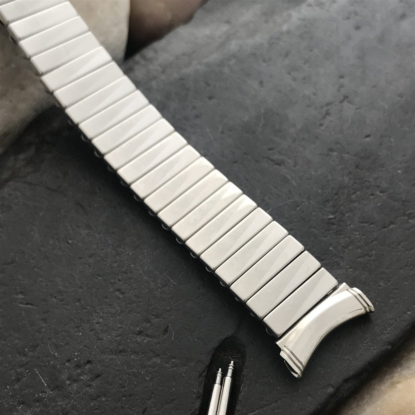 Kreisler USA Stainless Steel nos 1950s Vintage Watch Band 18mm 16mm 19mm