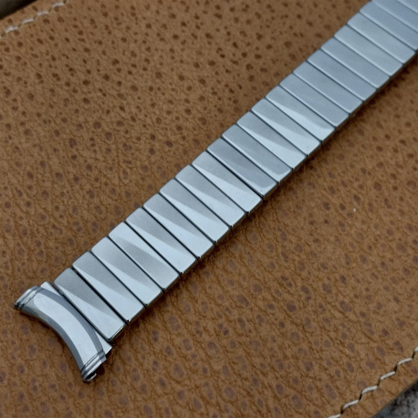 Kreisler USA Stainless Steel nos 1950s Long Classic Expansion Vintage Watch Band