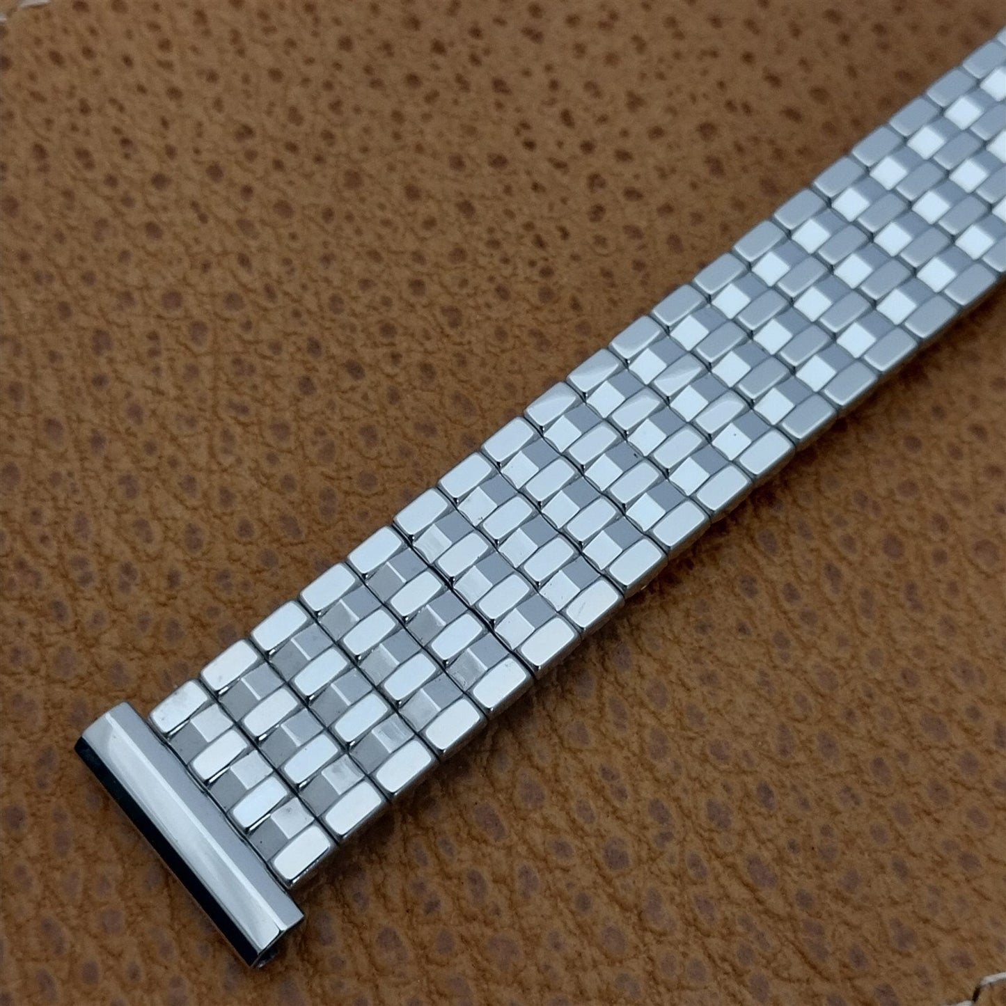 19mm 18mm 16mm 10k White Gold-Filled Kreisler Unused 1950s Vintage Watch Band