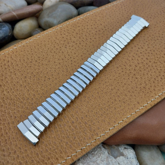 Vintage Kreisler USA 12k White Gold-Filled Unused nos 1950s Classic Watch Band