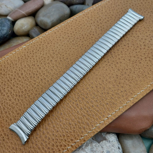 19mm 18mm Kreisler USA Long Stainless Steel Expansion 1960s Vintage Watch Band