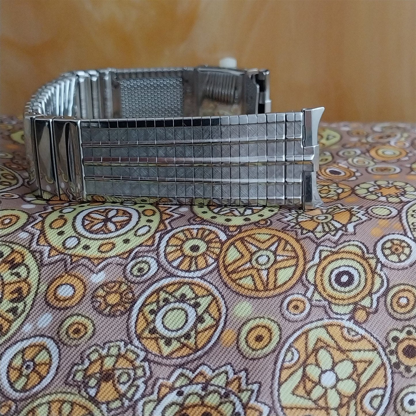 19mm 18mm Stainless JB Champion Perpetual Calendar nos 1960s Vintage Watch Band