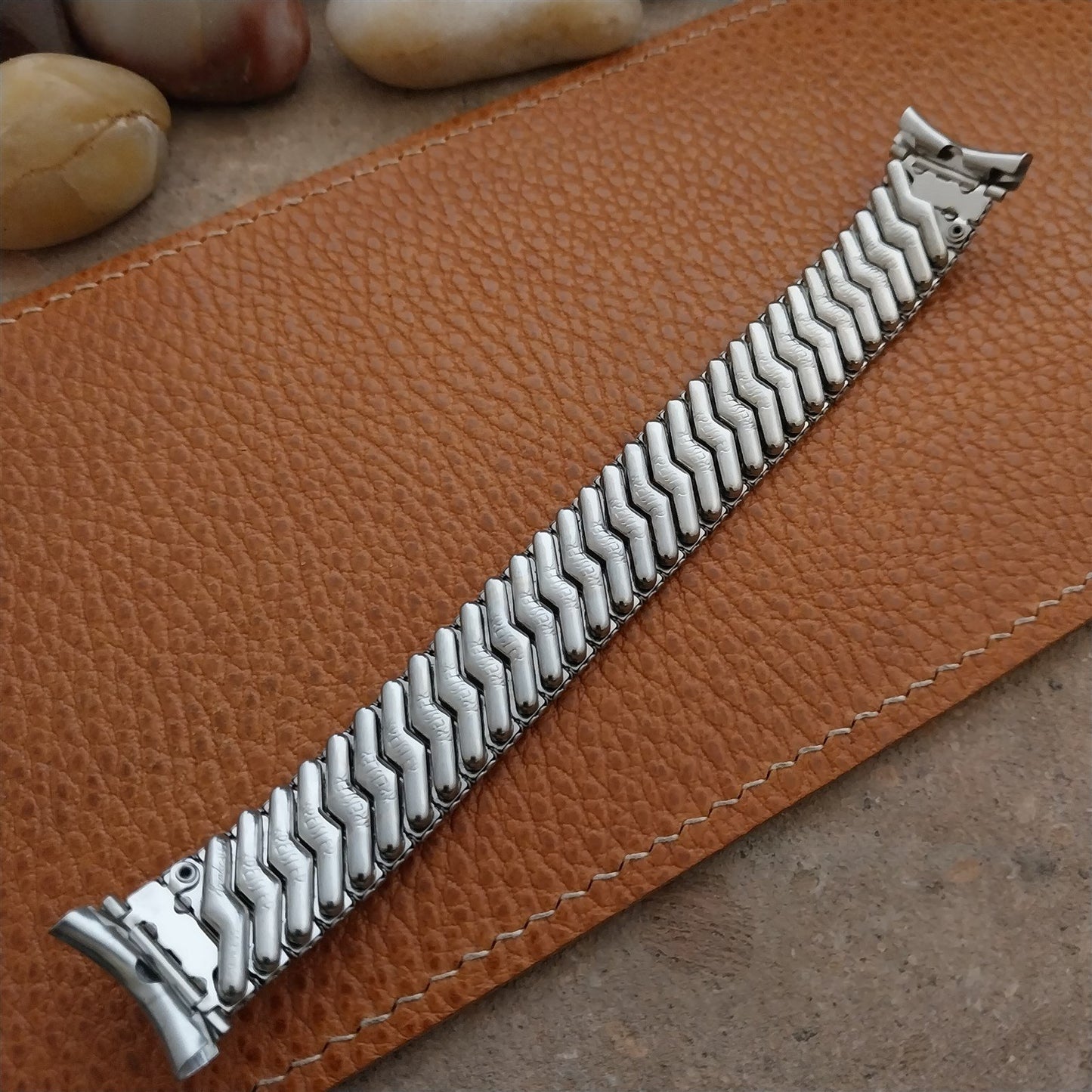 19mm 18mm 16mm Kreisler Classic Stainless Steel Unused 1950s Vintage Watch Band