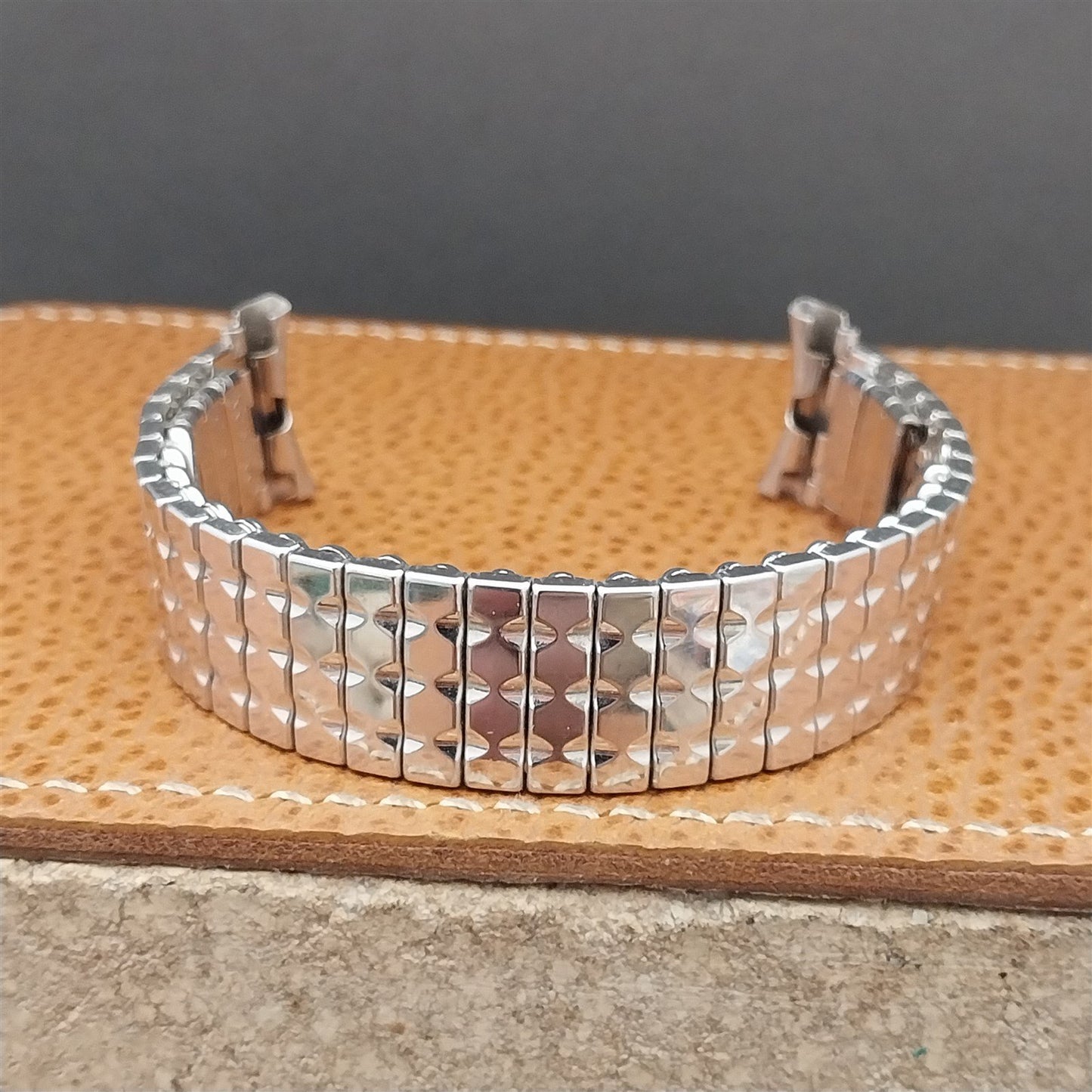 Kreisler 19mm 18mm 16mm White Gold-Filled nos Unused 1950s Vintage Watch Band