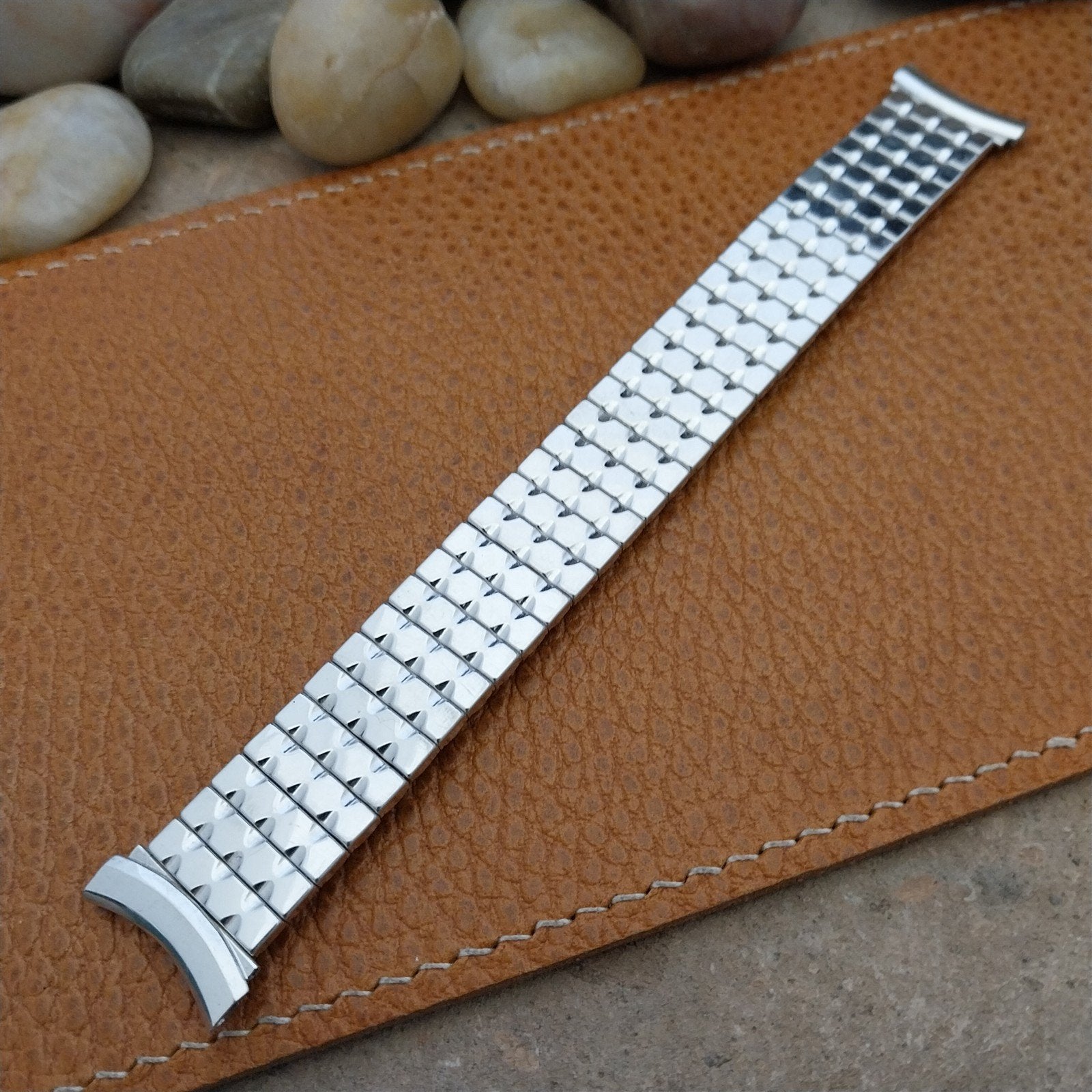 Kreisler 19mm 18mm 16mm White Gold-Filled nos Unused 1950s Vintage Watch Band