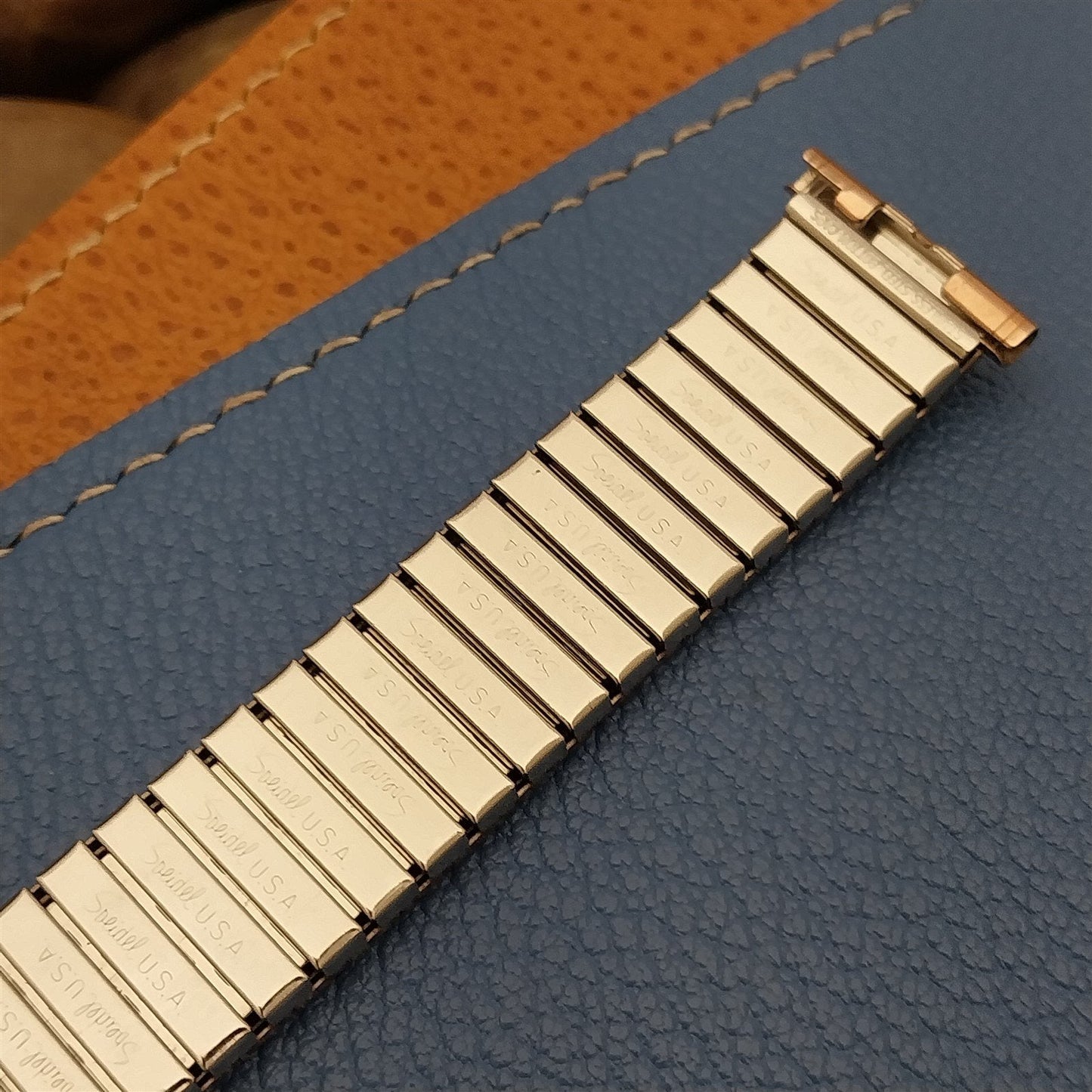 10K Rose Gold-Filled Expansion Speidel Fairway Long 60s Vintage Watch Band