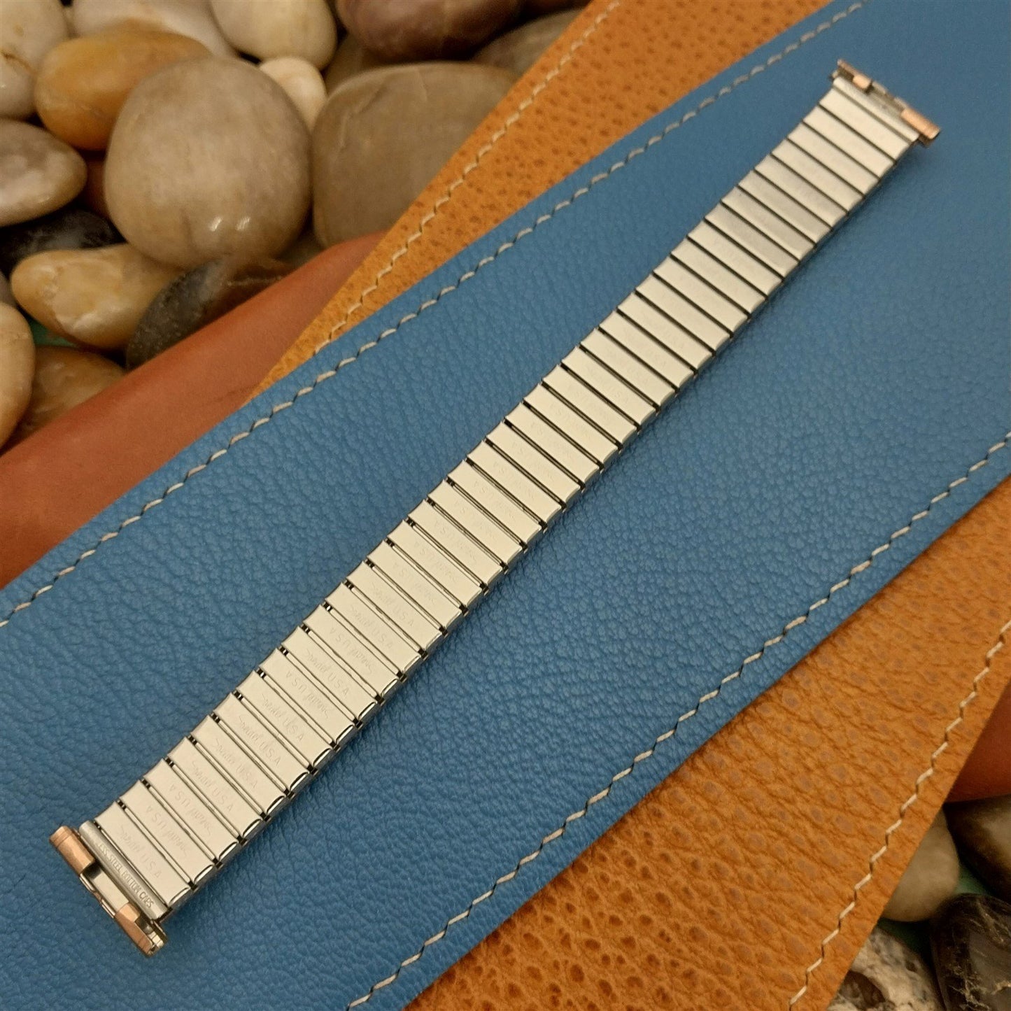 10K Rose Gold-Filled Expansion Speidel Fairway Long 60s Vintage Watch Band