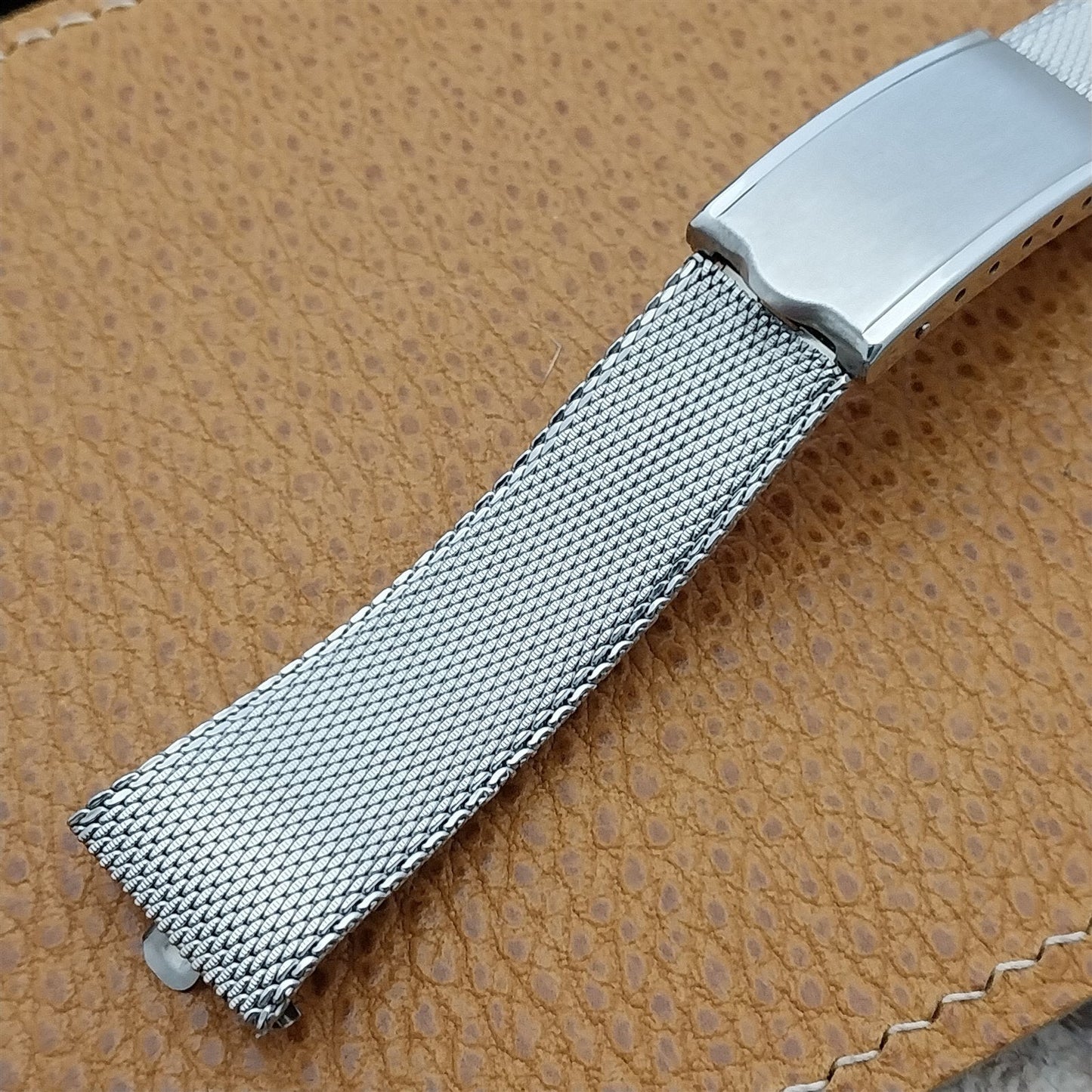 19mm Stainless Steel Mesh Kreisler USA Unused Classic 1960s Vintage Watch Band