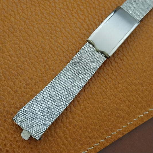 Vintage 17.2mm Stainless Steel Mesh Kreisler USA Classic Unused 1960s Watch Band