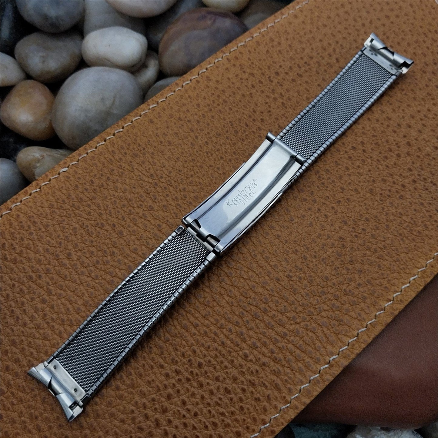 19mm 18mm 17.2mm Stainless Steel Kreisler USA Unused 1960s Vintage Watch Band