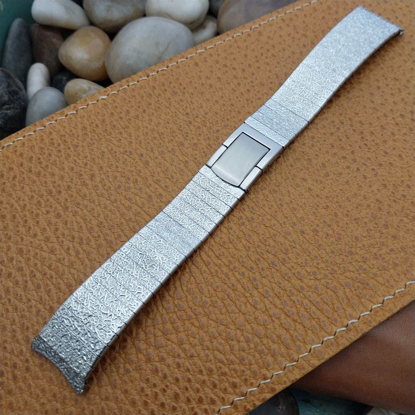 19mm 18mm Stainless Steel Kreisler Stelux Unused 1960s-1970s Vintage Watch Band