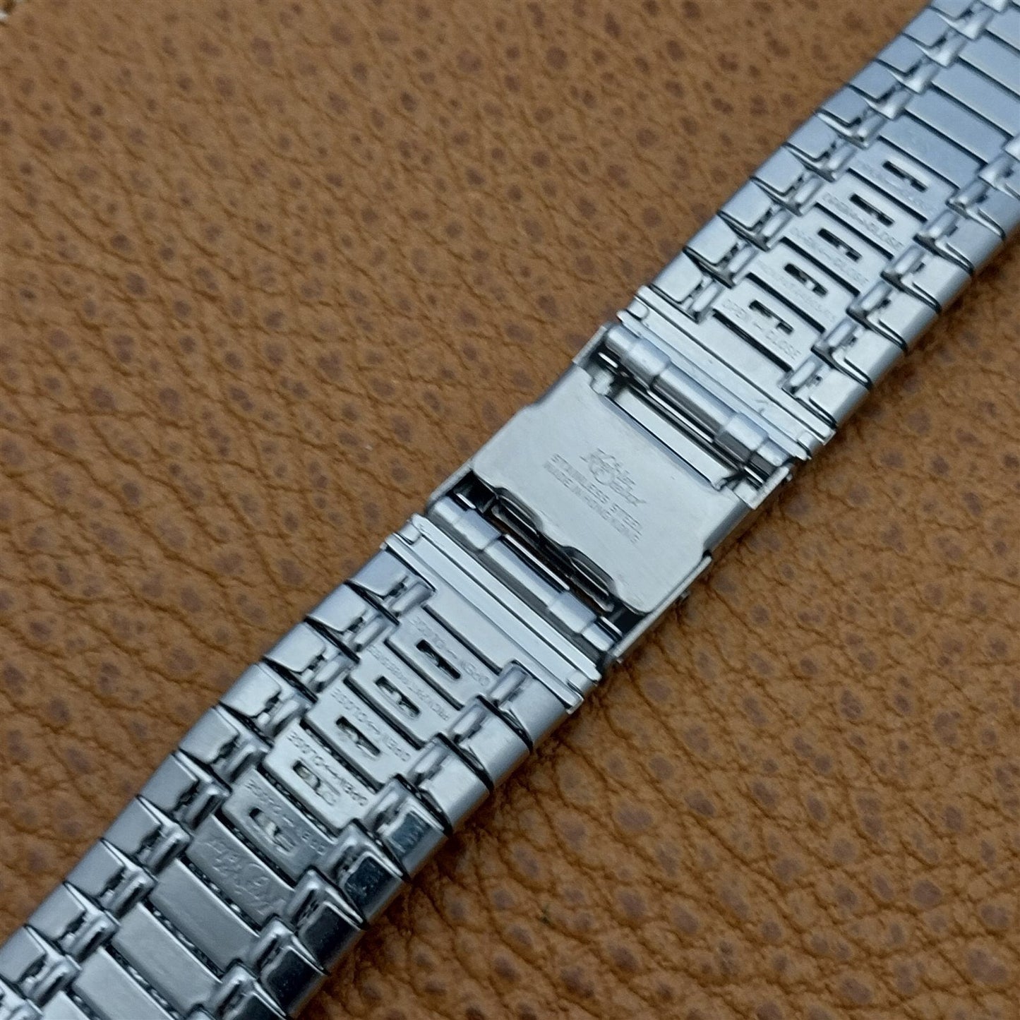 19mm 18mm Stainless Steel Kreisler Stelux Unused 1960s-1970s Vintage Watch Band